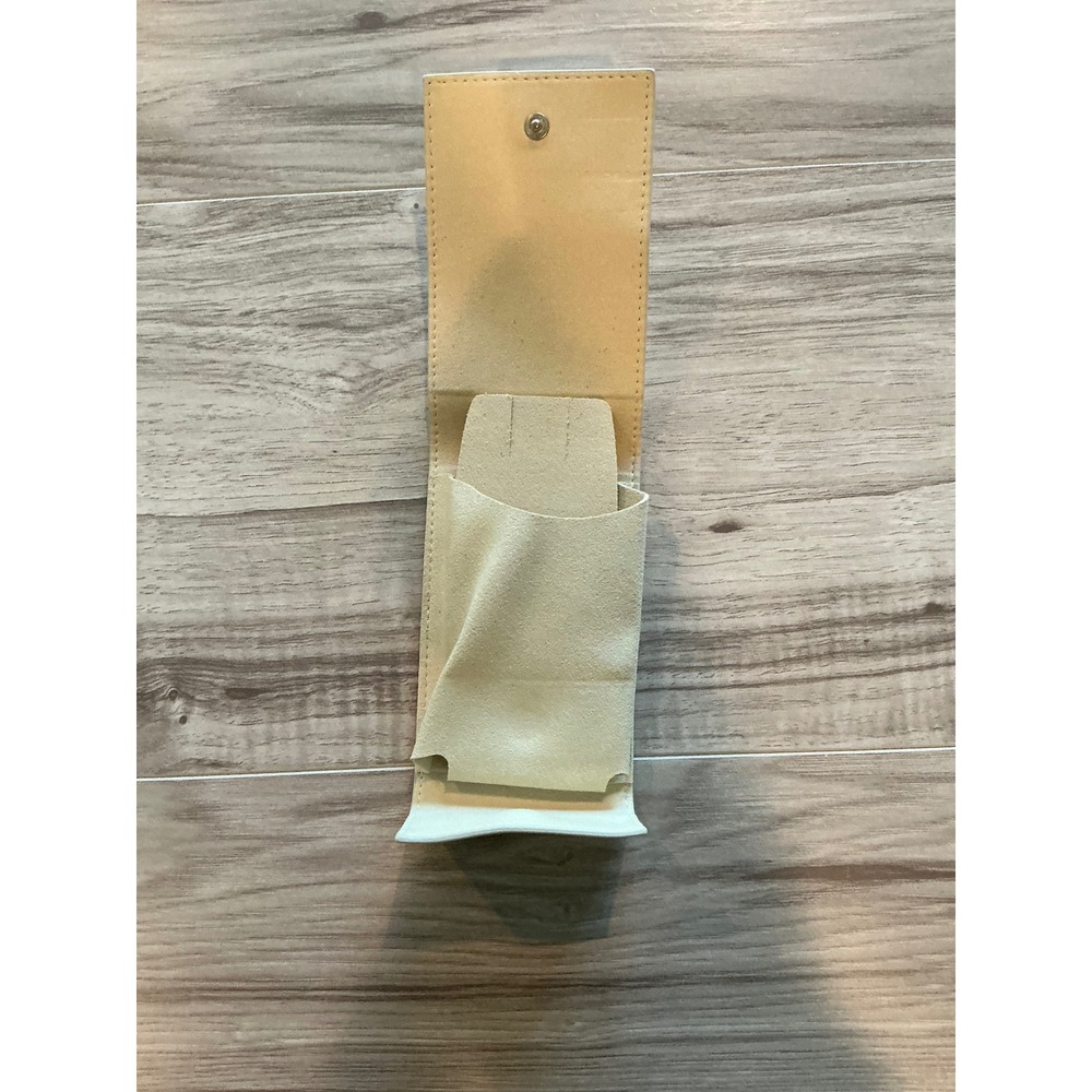 Rolex Leather Card Holder Wallet Beige‎ Embossed Crown Logo New In Packaging - Picture 4 of 5